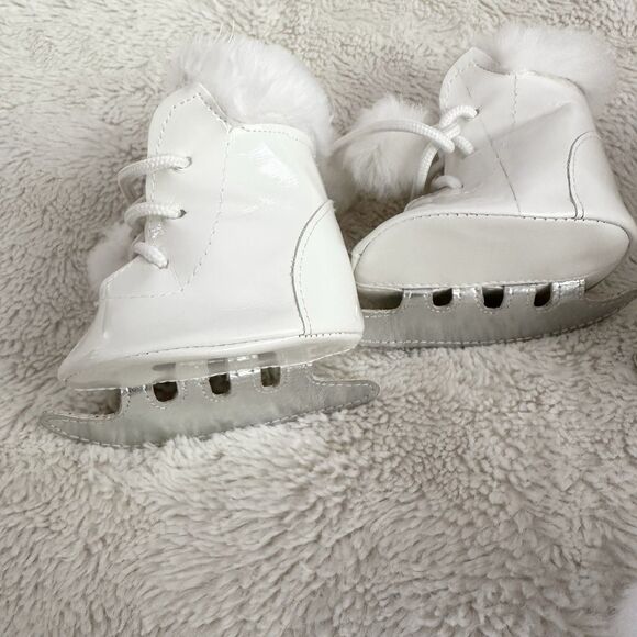 Build A Bear Workshop White Ice Skates Set Of 4 Shoes Accessories Toy - Picture 2 of 6